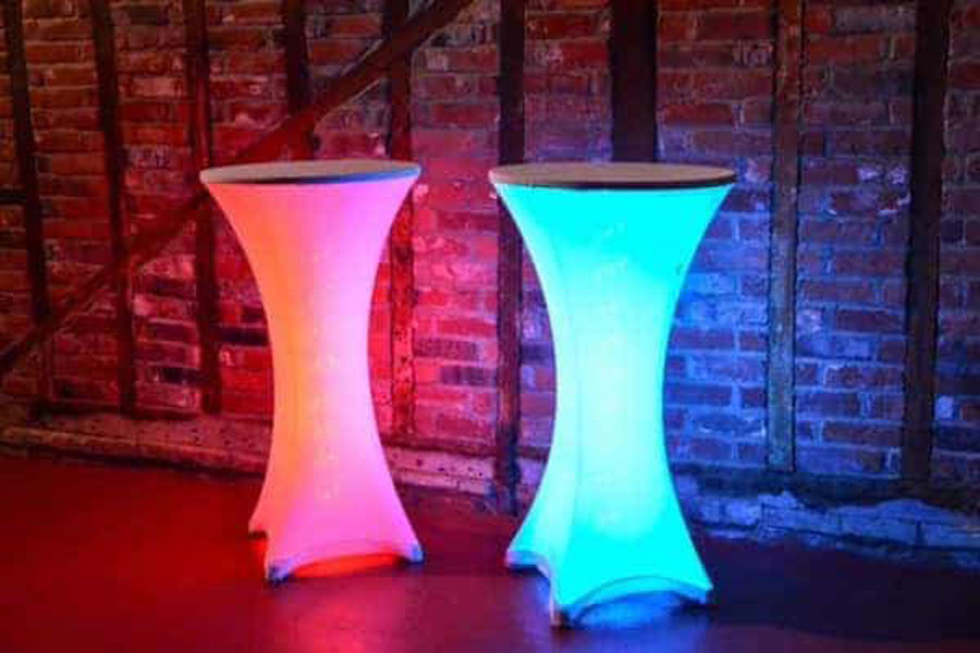 LED Poseur Tables